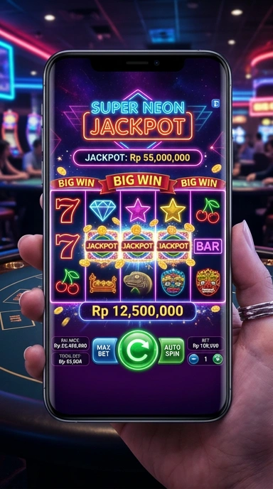 Tampilan utama 55rp dengan berbagai aplikasi yang mudah diakses.